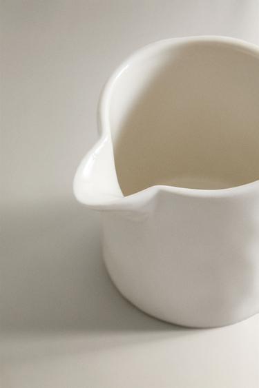 FLORAL PORCELAIN MILK JUG - White / Navy by Zara - Image 2