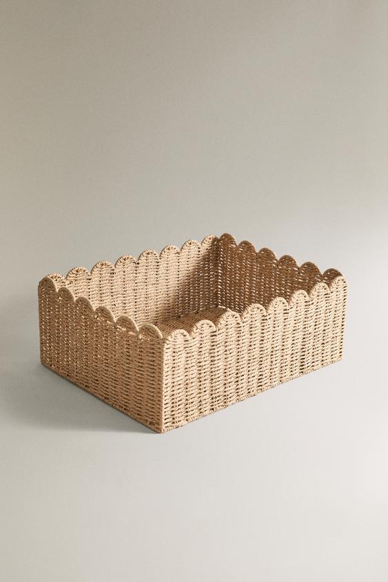 MITTLERER WELLENKORB - Hellbeige von Zara - Bild 0