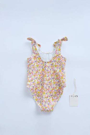TIMELESZ - FLORAL PRINT SWIMSUIT - Multicoloured by Zara - Image 1