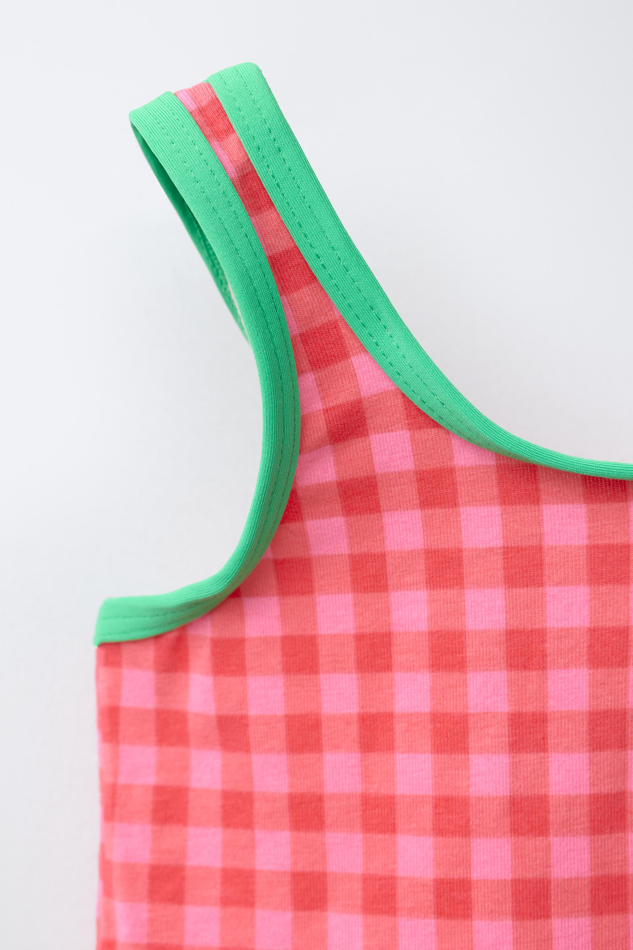 2-6 YEARS / CASA LAWA X ZARA KIDS PLAID SWIMSUIT