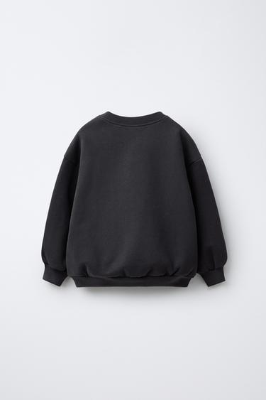 HORSE PRINT SWEATSHIRT - Anthracite grey by Zara - Image 1