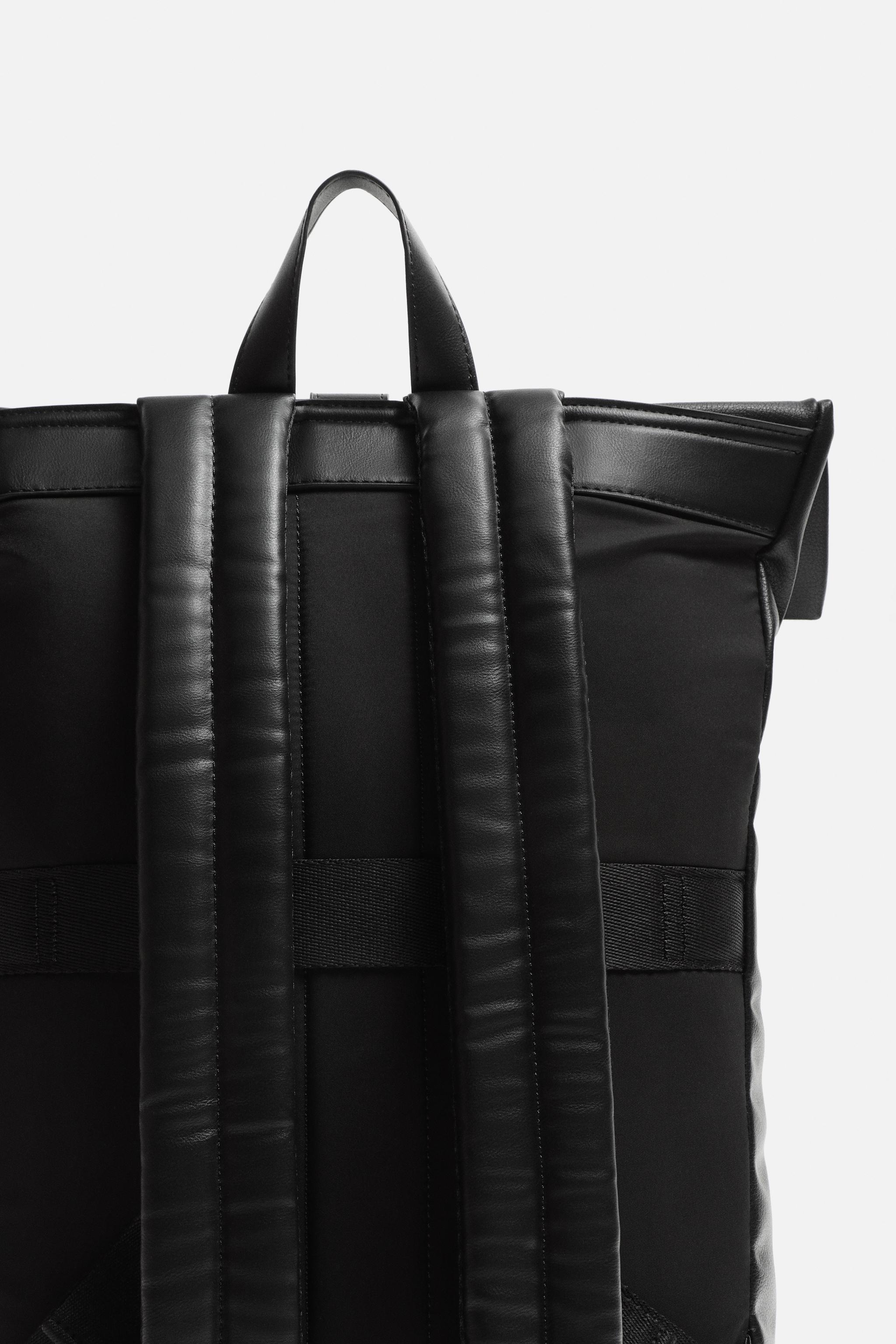 FLAP BACKPACK - Black | ZARA United States