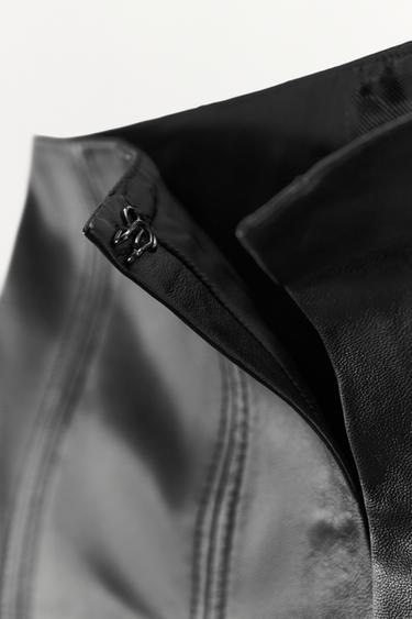 LIMITED EDITION 100% LEATHER CORSET - Black by Zara - Image 4