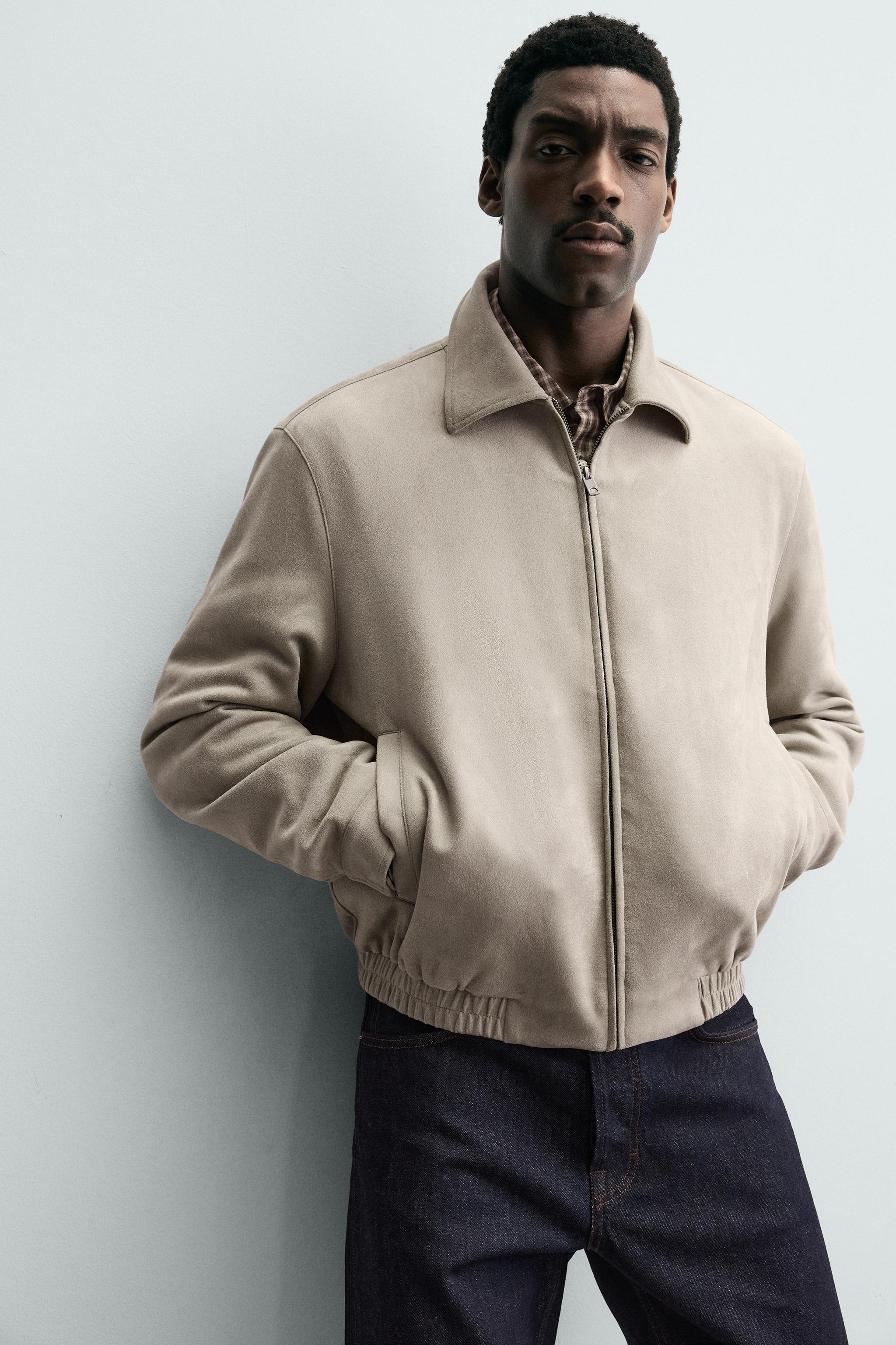 FAUX SUEDE JACKET