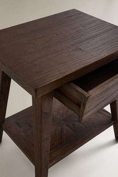 LITTLE WOODEN TABLE - Dark brown by Zara - Image 3
