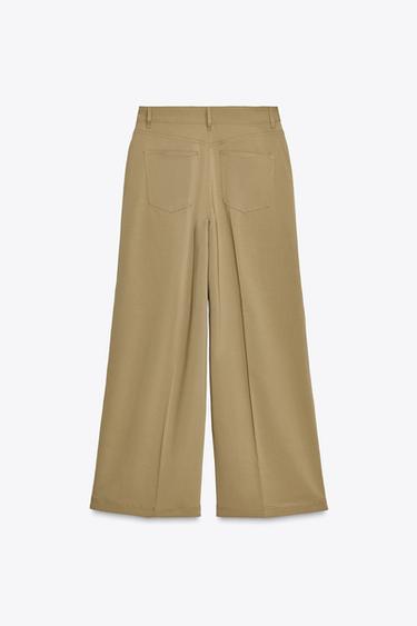 ZW COLLECTION VOLUME TROUSERS - camel by Zara - Image 7