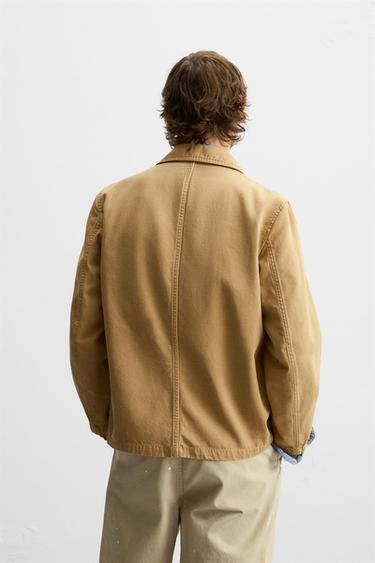 BLAZER DÉLAVÉ RELAXED FIT - Tabac de Zara - Image 2