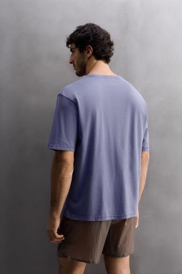 GRAPHIC PRINT T-SHIRT - Purple by Zara - Image 2