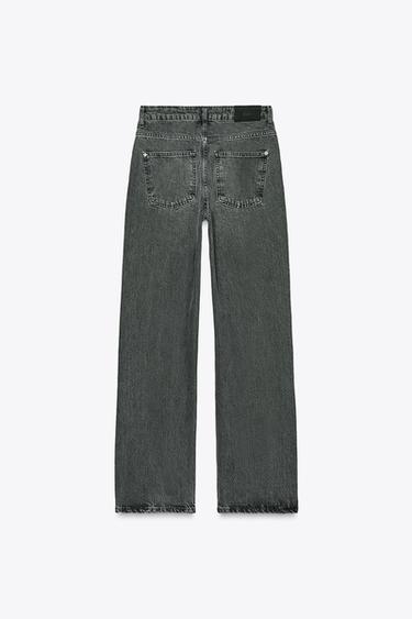 JEAN Z1975 REGULAR FIT TAILLE HAUTE LONGUEUR LONGUE - Gris de Zara - Image 1