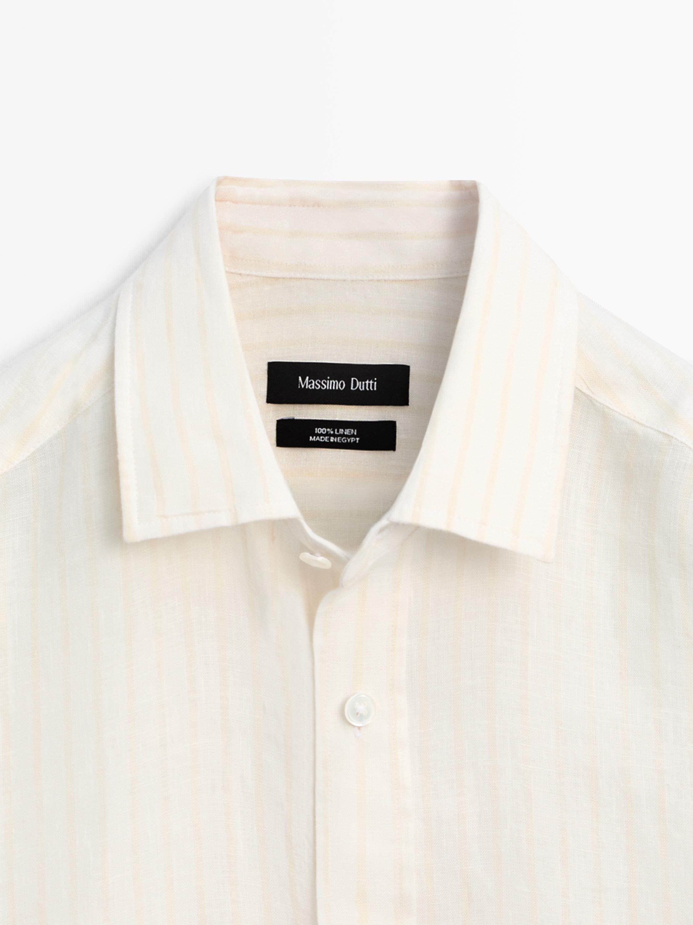Chemise regular fit 100 % lin
