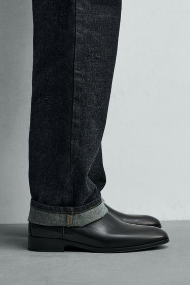 Zara POINTED CHELSEA BOOTS - Black - Image 0