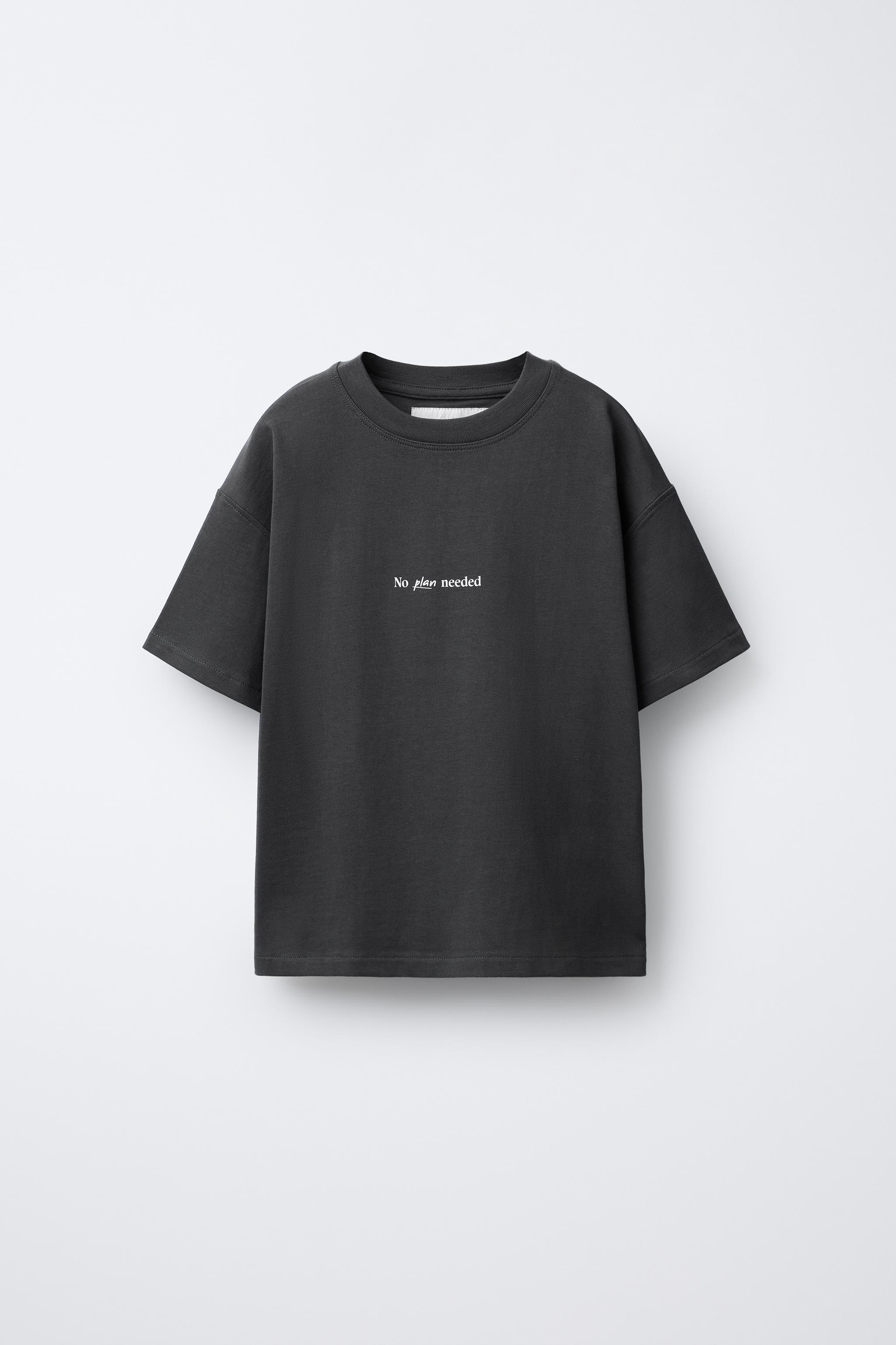 その他 sara VARSITY PRINT T-SHIRT - Red | ZARA Canada