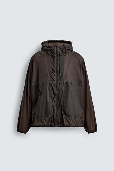 LIMITED EDITION WINDBREAKER JACKET - Brown by Zara - Image 7