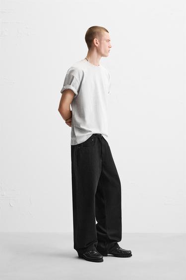 BAGGY FIT JEANS - Black de Zara - Image 3