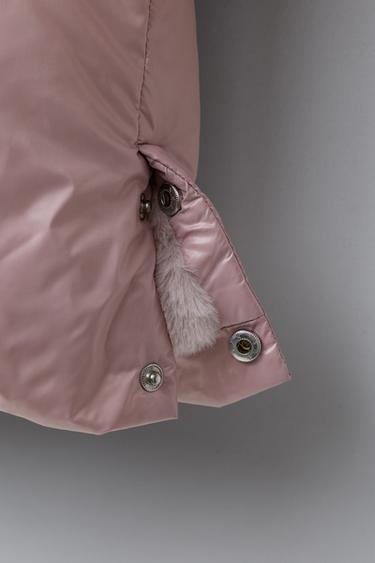 DOUDOUNE EN PLUME ET DUVET DÉPERLANTE - Rose de Zara - Image 6