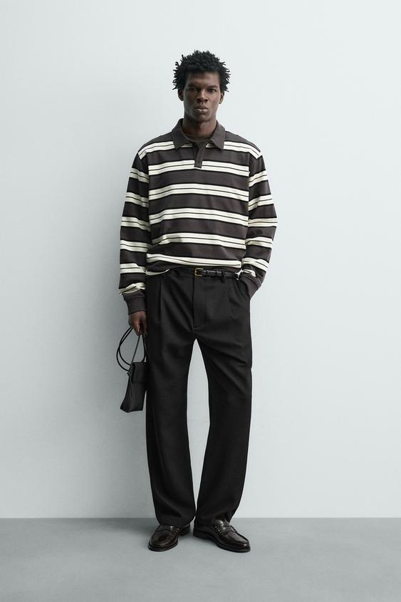 STRIPED REGULAR FIT POLO SHIRT