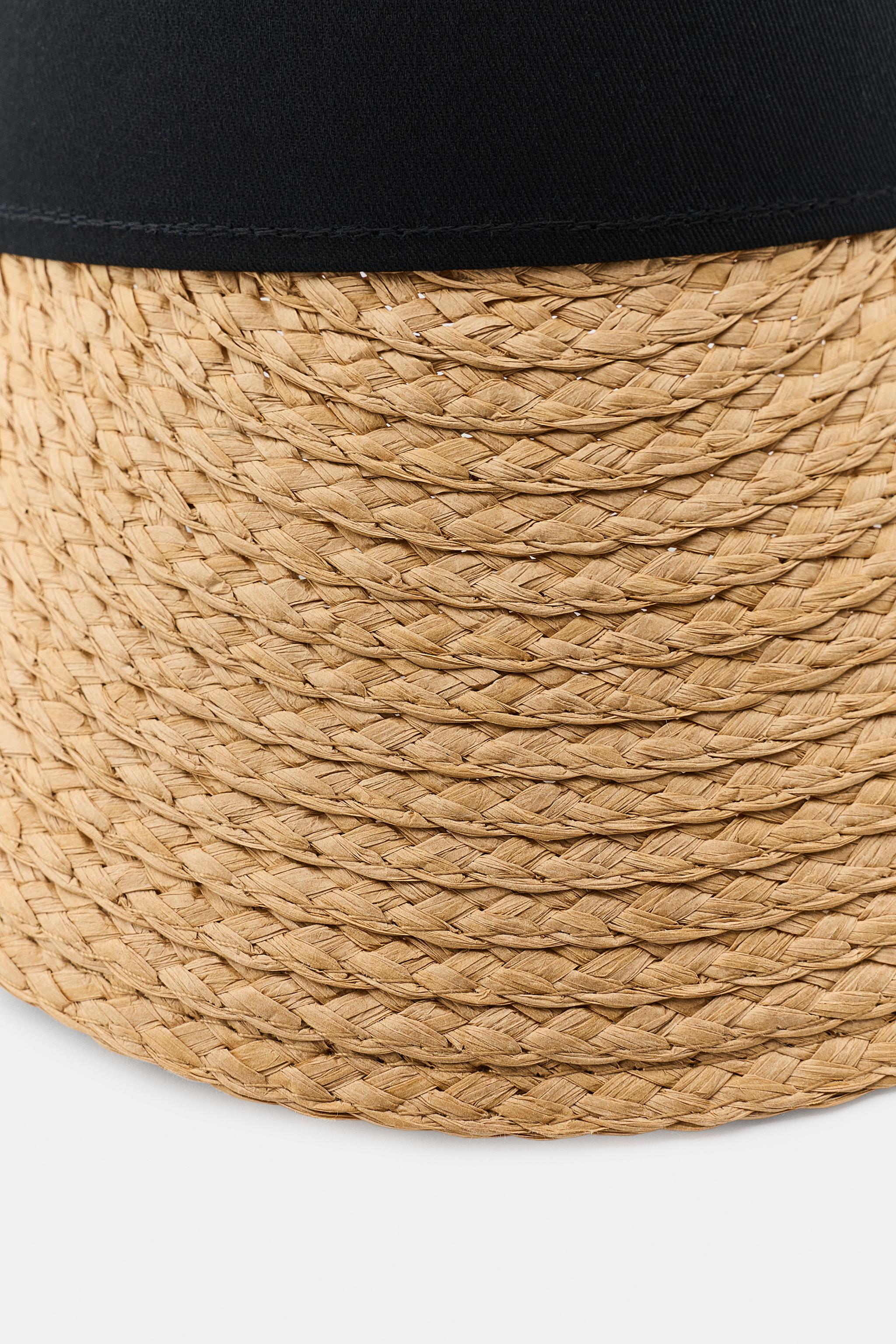 Женские аксессуары для волос Zara CONTRAST STRAP HEADBAND VISOR — фото 2