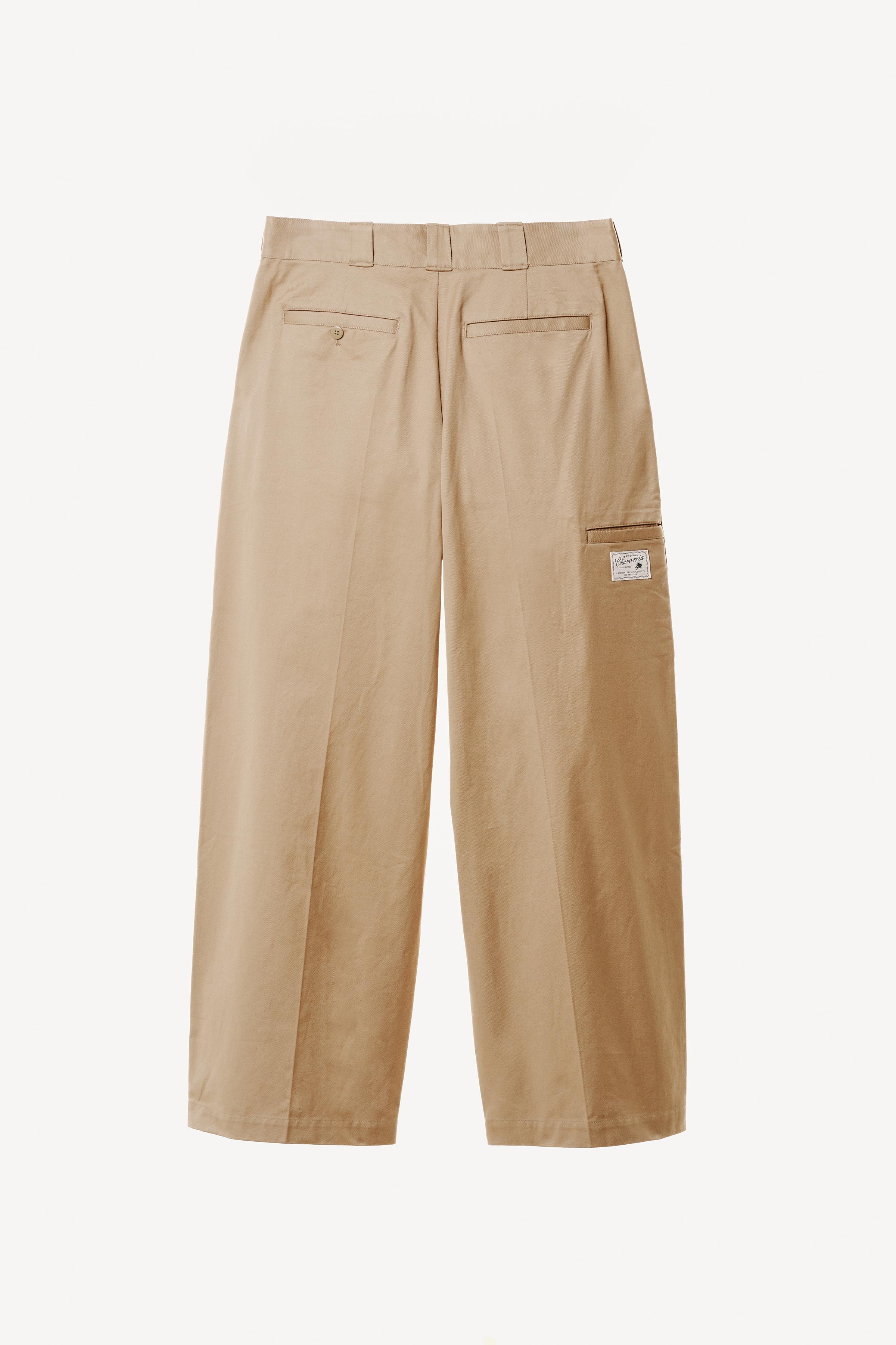 WILLY CHAVARRIA X ZARA WIDE FIT CHINO PANTS - Faded blue | ZARA