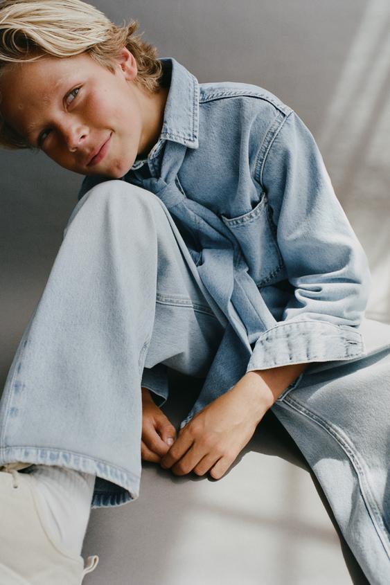 DENIM SHIRT - Blue by Zara - Image 0