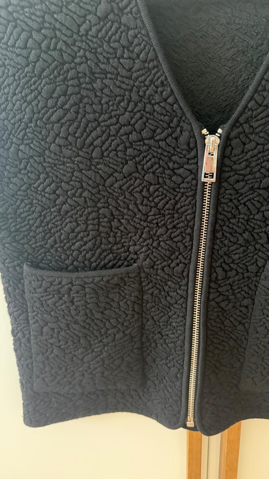 OVERSIZE JACQUARD KNIT VEST - Image 4