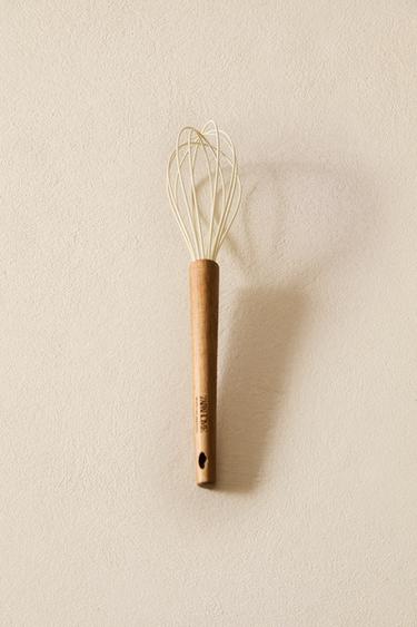 SILICONE AND WOOD WHISK - Cream by Zara - Image 5