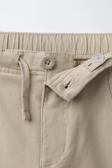 SOFT TROUSERS WITH TOPSTITCHING - Beige by Zara - Image 2
