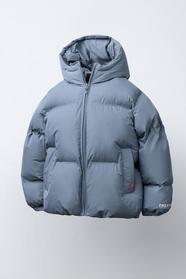 MANTEAU MATELASSÉ IMPERMÉABLE - Bleu clair de Zara - Image 1