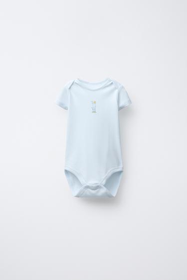 LOT DE CINQ BODYS BALLONS - Bleu de Zara - Image 1