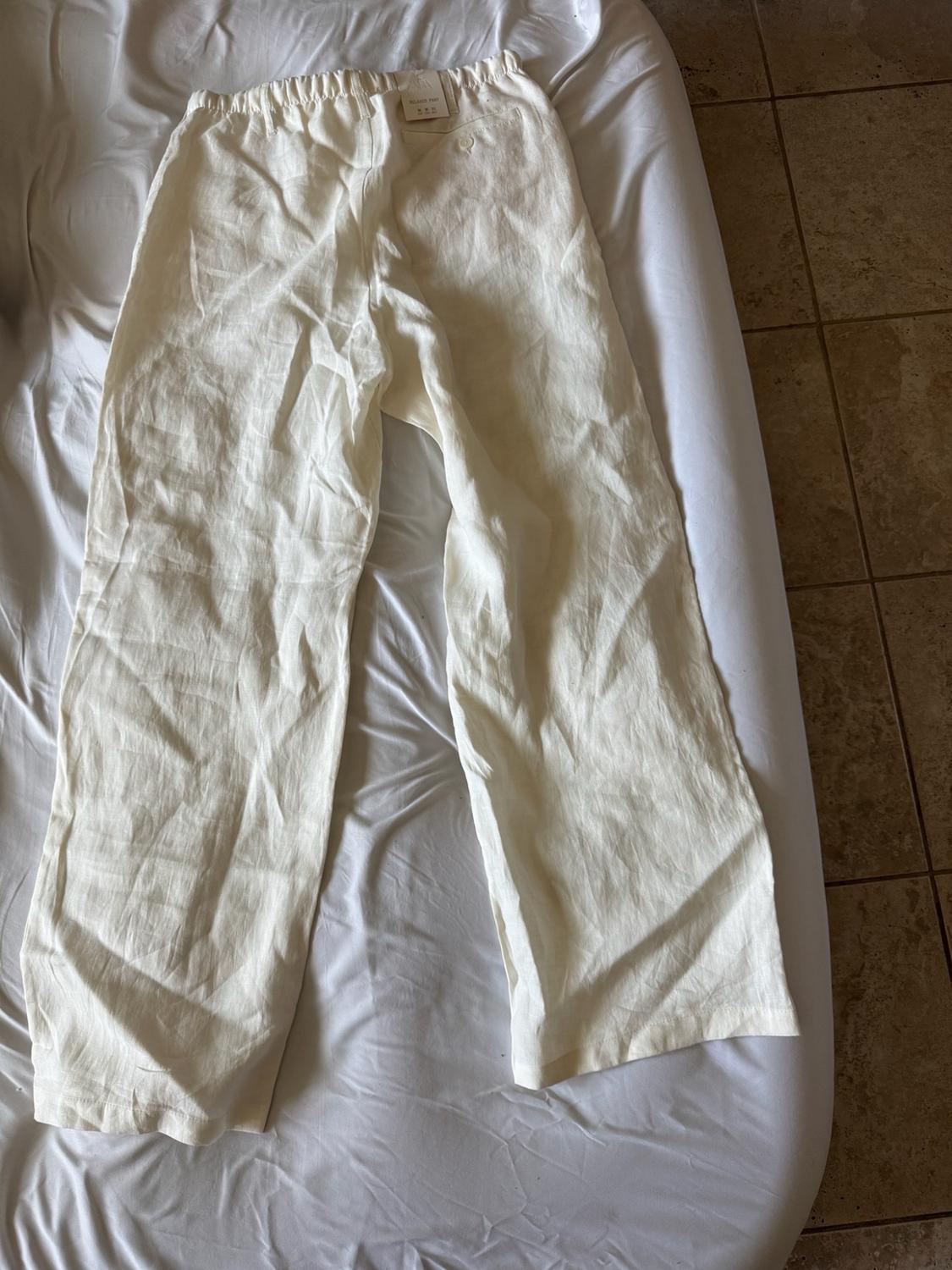 PANTALÓN RELAXED FIT 100% LINO - Image 2