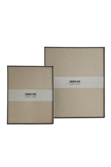 Zara Siyah - SİYAH METAL FOTOĞRAF ÇERÇEVESİ