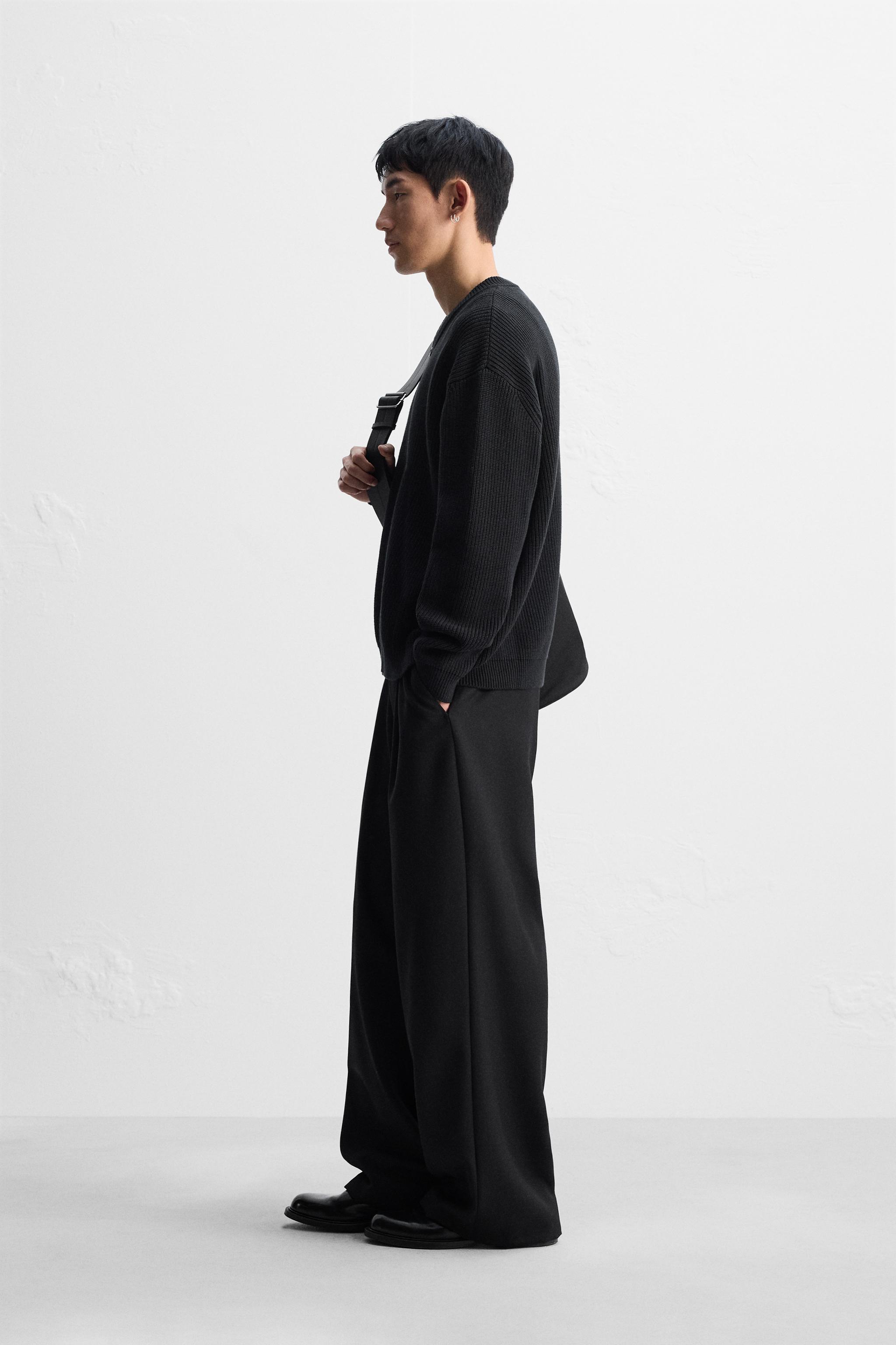 チェック柄テクスチャードジャケット - ネイビーブルー | ZARA