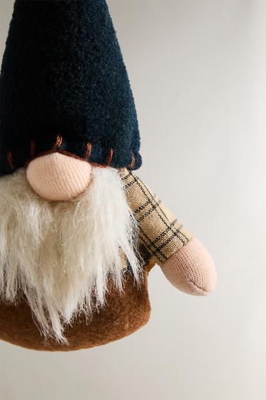 BEARDED GNOME CHRISTMAS TREE DECORATION - Blue by Zara - Image 2