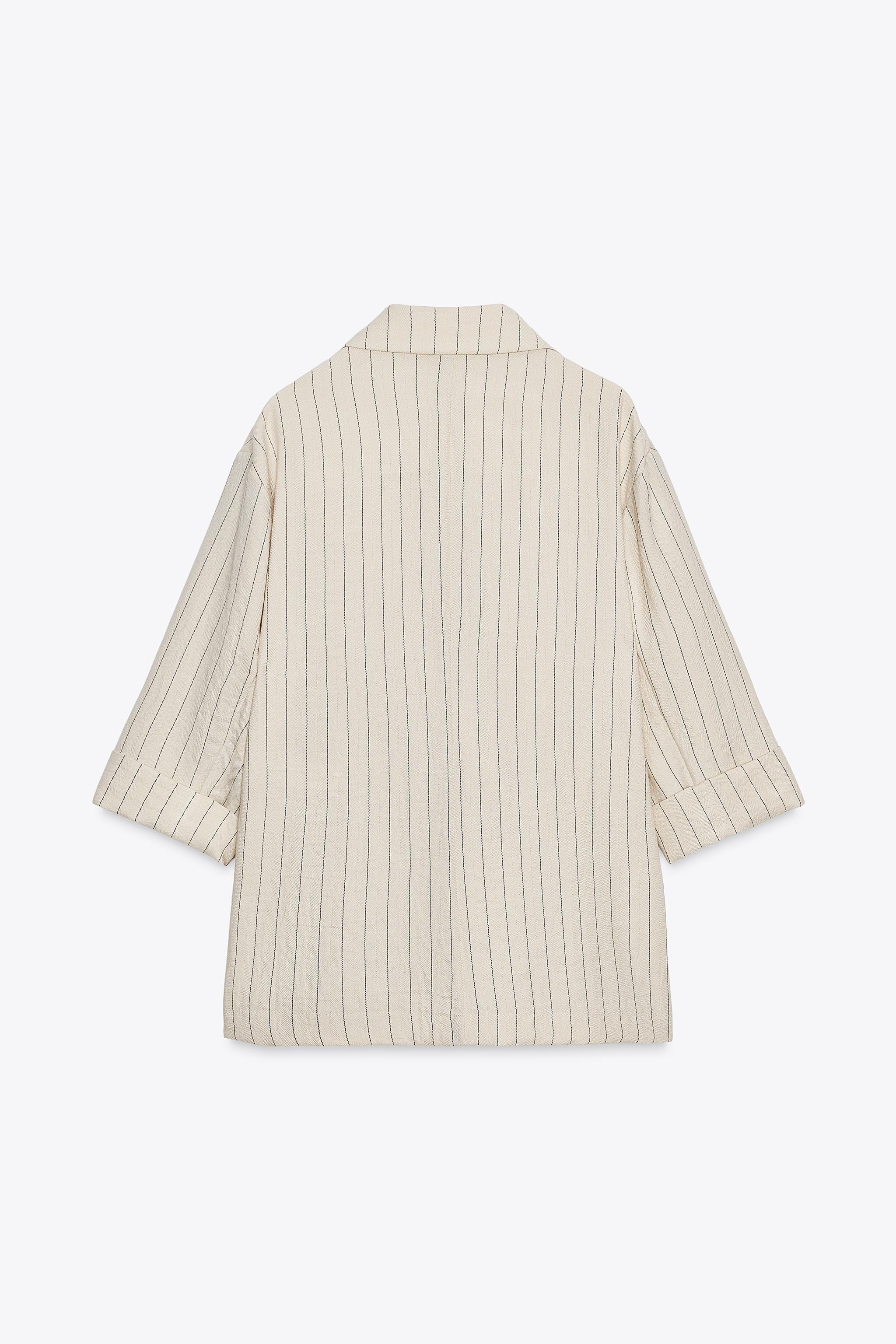 BLAZER CROISÉE RAYURES