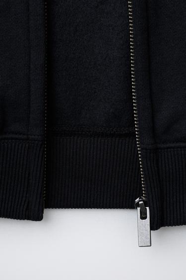 FLEECE SWEATSHIRT AND BALLOON TROUSERS SET - Dark navy by Zara - Image 7