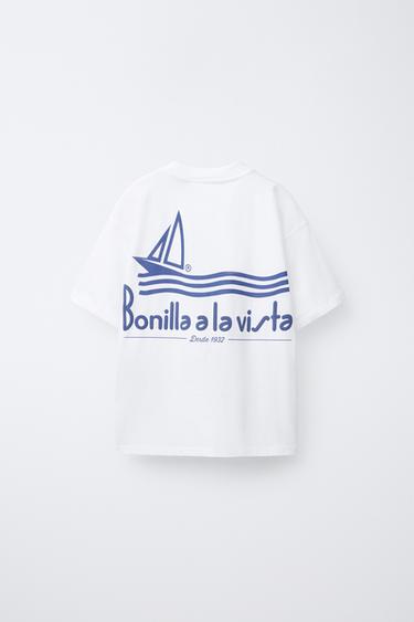 BONILLA A LA VISTA ® X ZARA PRINTED T-SHIRT - White by Zara - Image 1