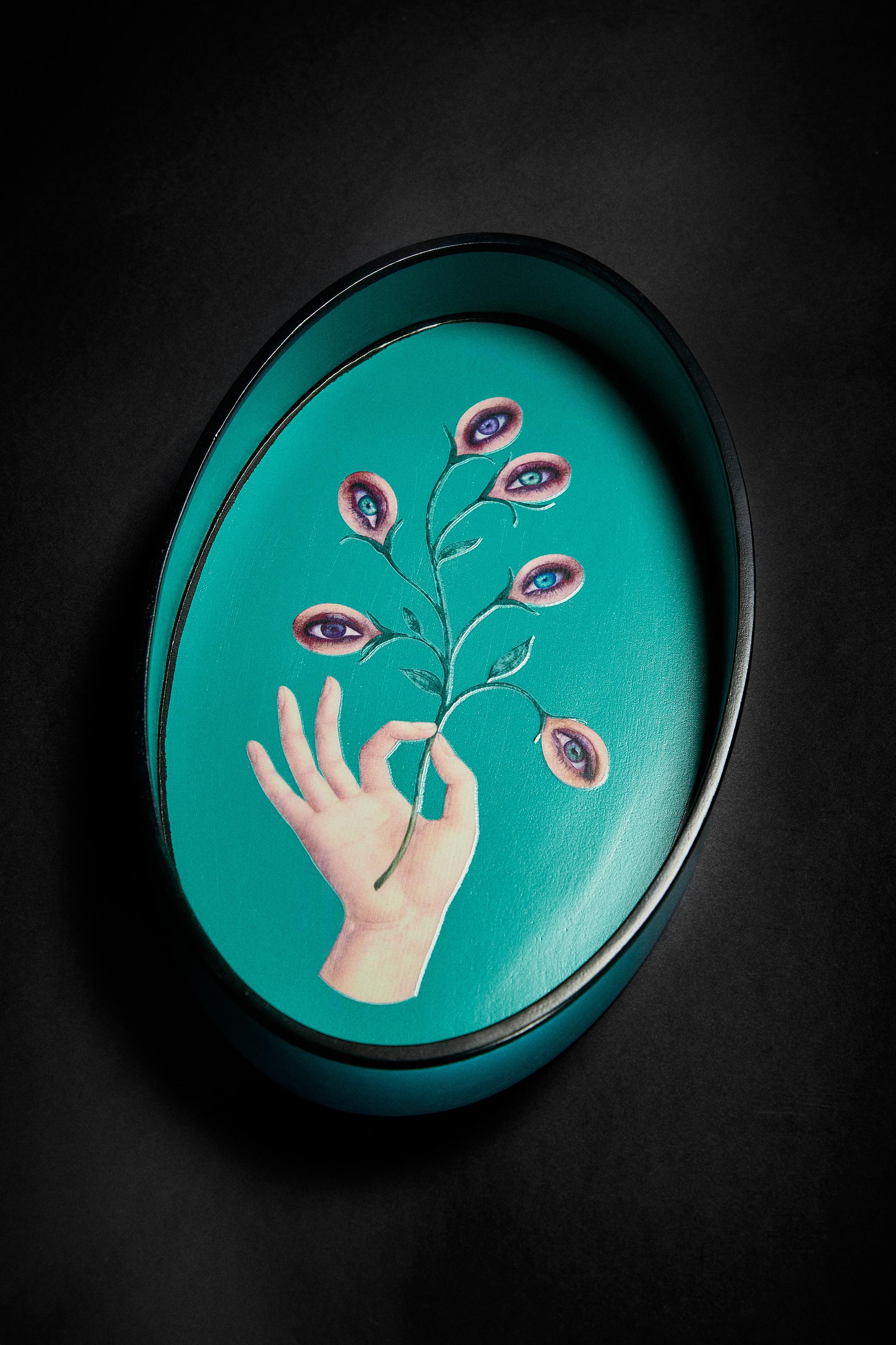 DECORATIVE TURQUOISE TRAY | MARISA BERENSON