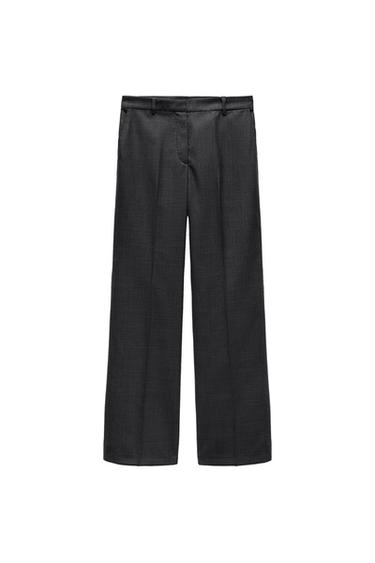 ZW COLLECTION WOOL STRAIGHT-LEG TROUSERS