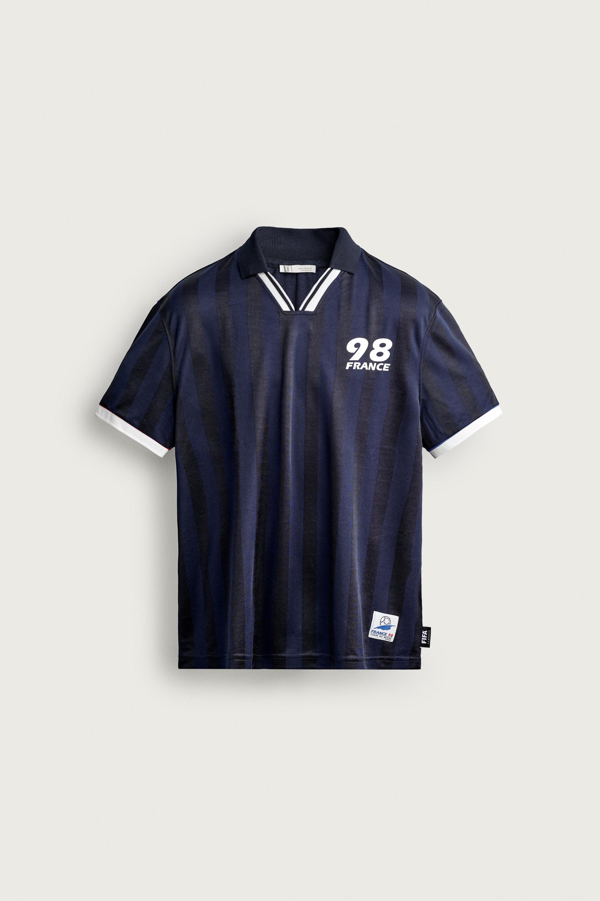 FRANCE 98 FIFA WORLD CUP™ FIFA CLASSICS TECHNICAL POLO — Navy blue