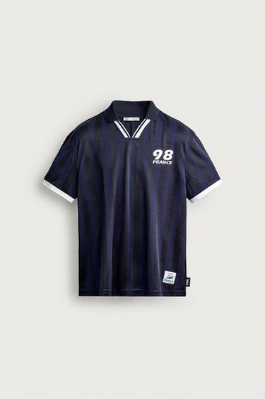 FRANCE 98 FIFA WORLD CUPâ„¢ FIFA CLASSICS TECHNICAL POLO SHIRT - Navy blue by Zara