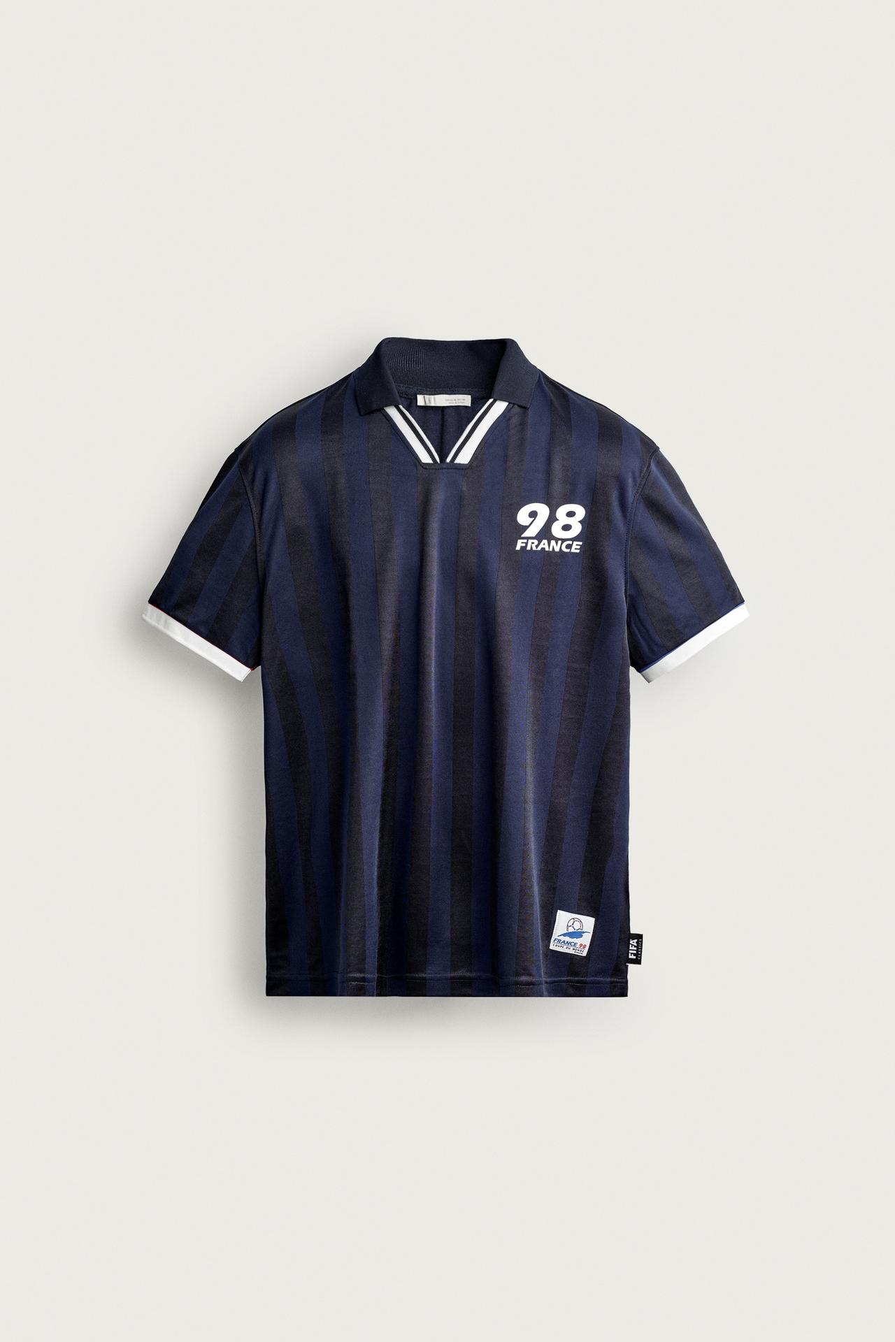 FRANCE 98 FIFA WORLD CUP™ FIFA CLASSICS TECHNICAL POLO — Navy blue