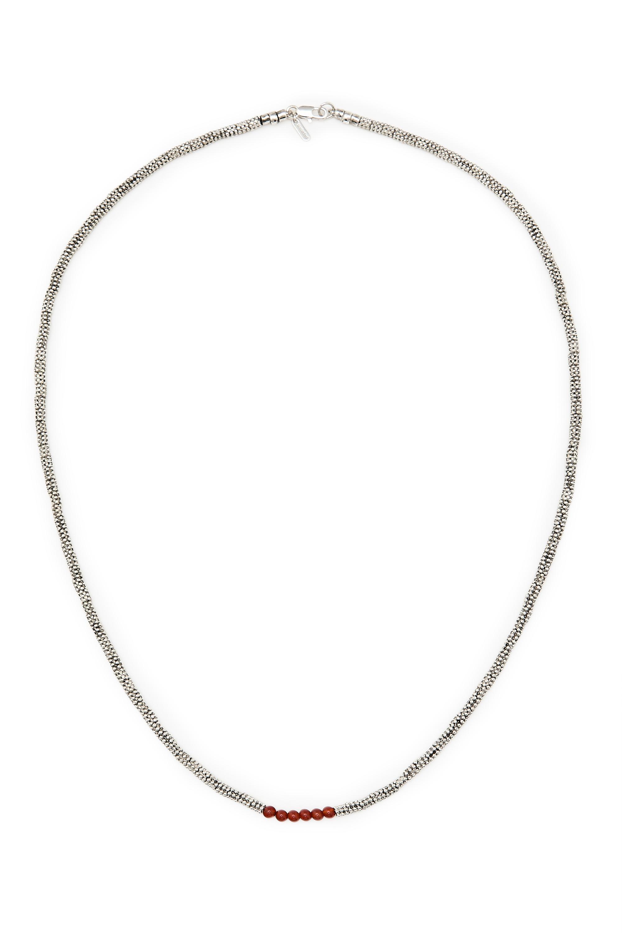 Mixed bead detail necklace - Green | ZARA United States