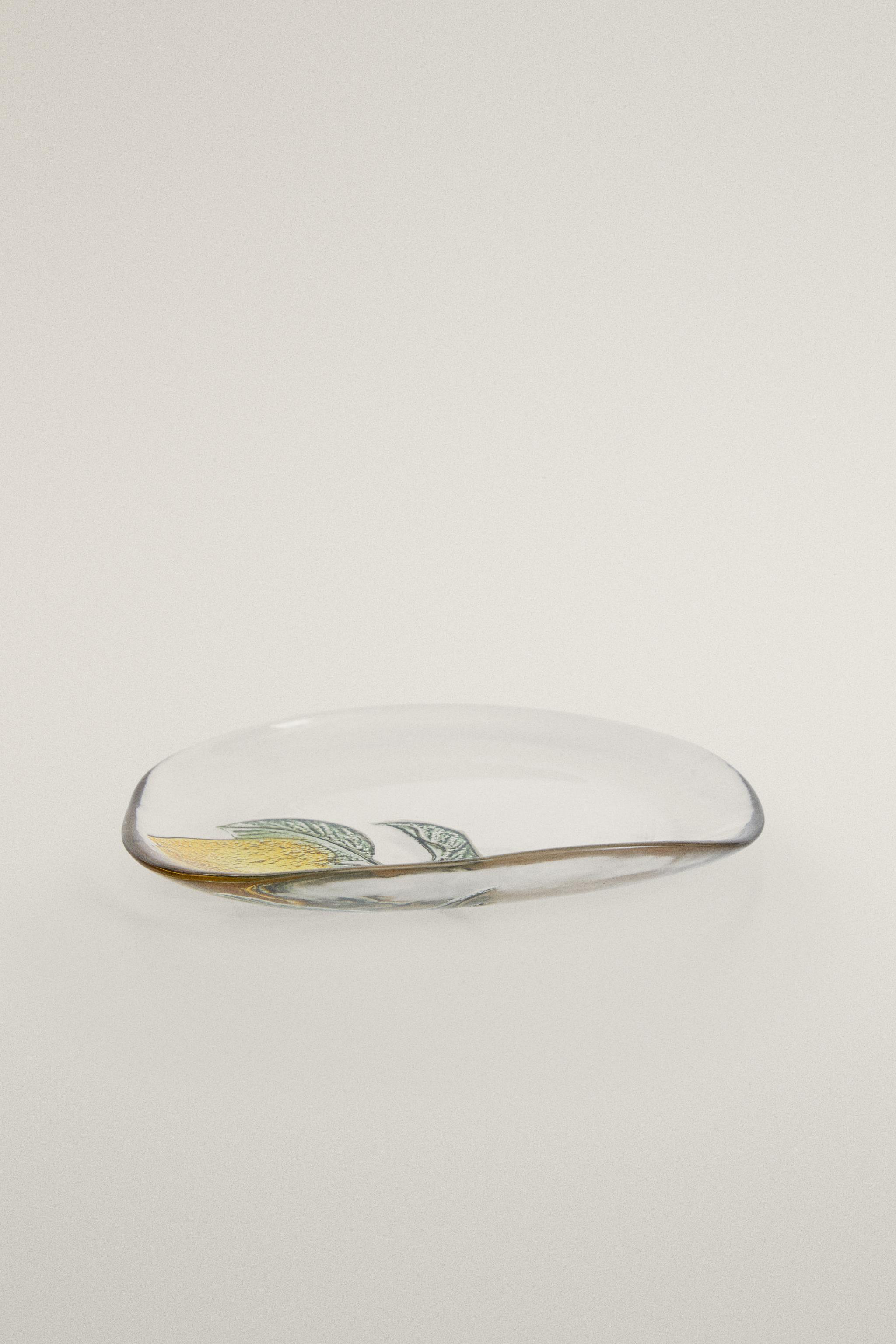 LEMON GLASS SIDE PLATE — Yellow