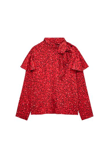 BLUSA ESTAMPADA LAZO