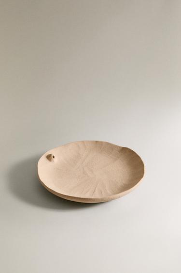 CERAMIC INCENSE BURNER DISH - Beige by Zara