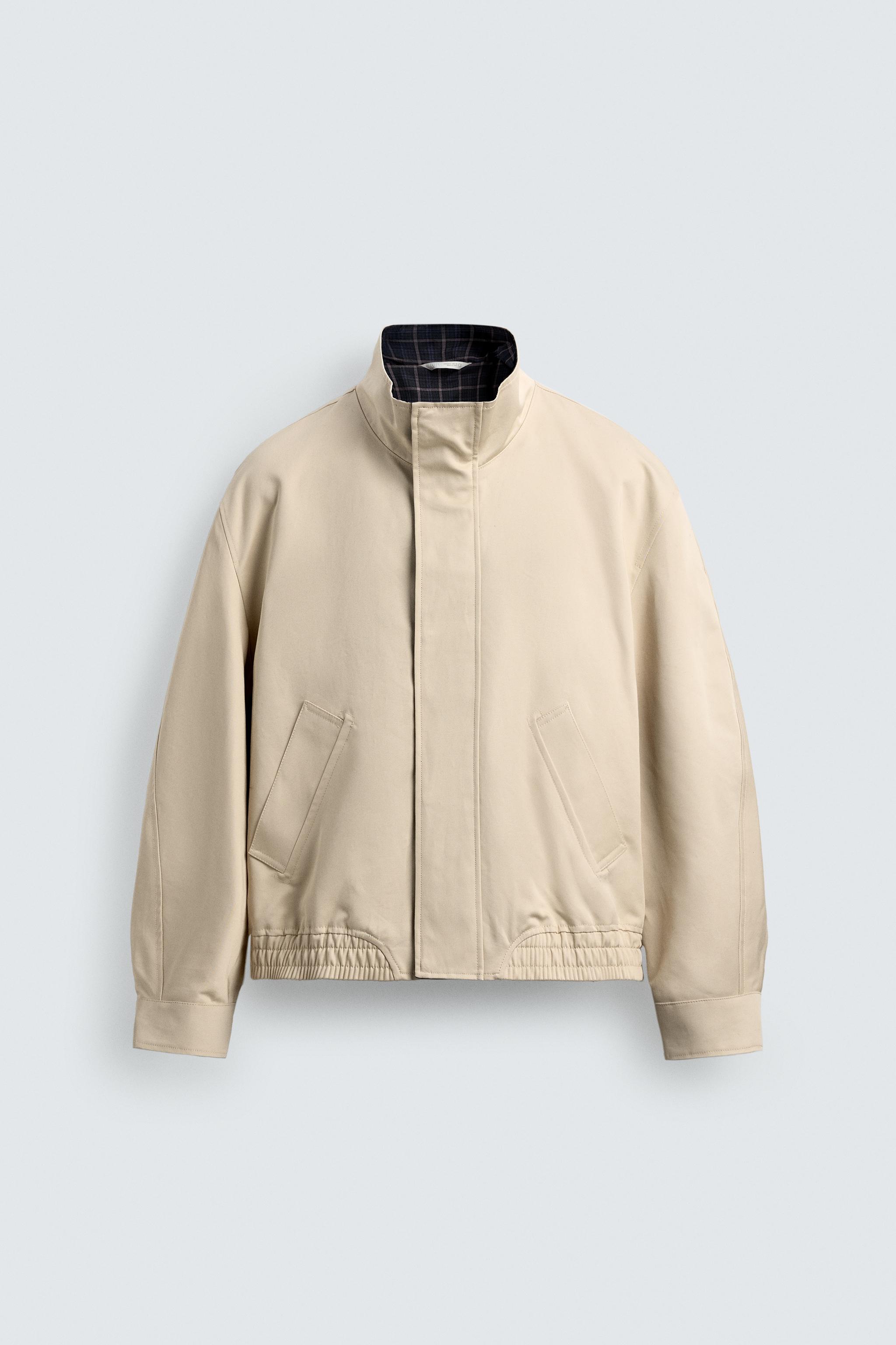 BLOUSON COL CONTRASTE