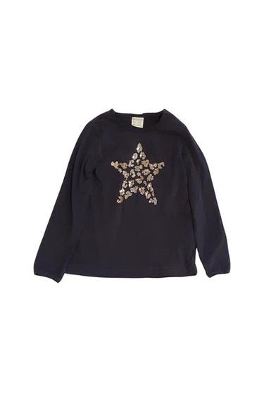 CAMISETA CON ESTRELLA LENTEJUELAS