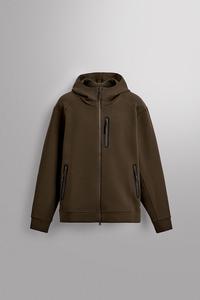Sweat à Capuche Zara Jaune Moutarde - Taille M, Femme, Parfait état Occasion