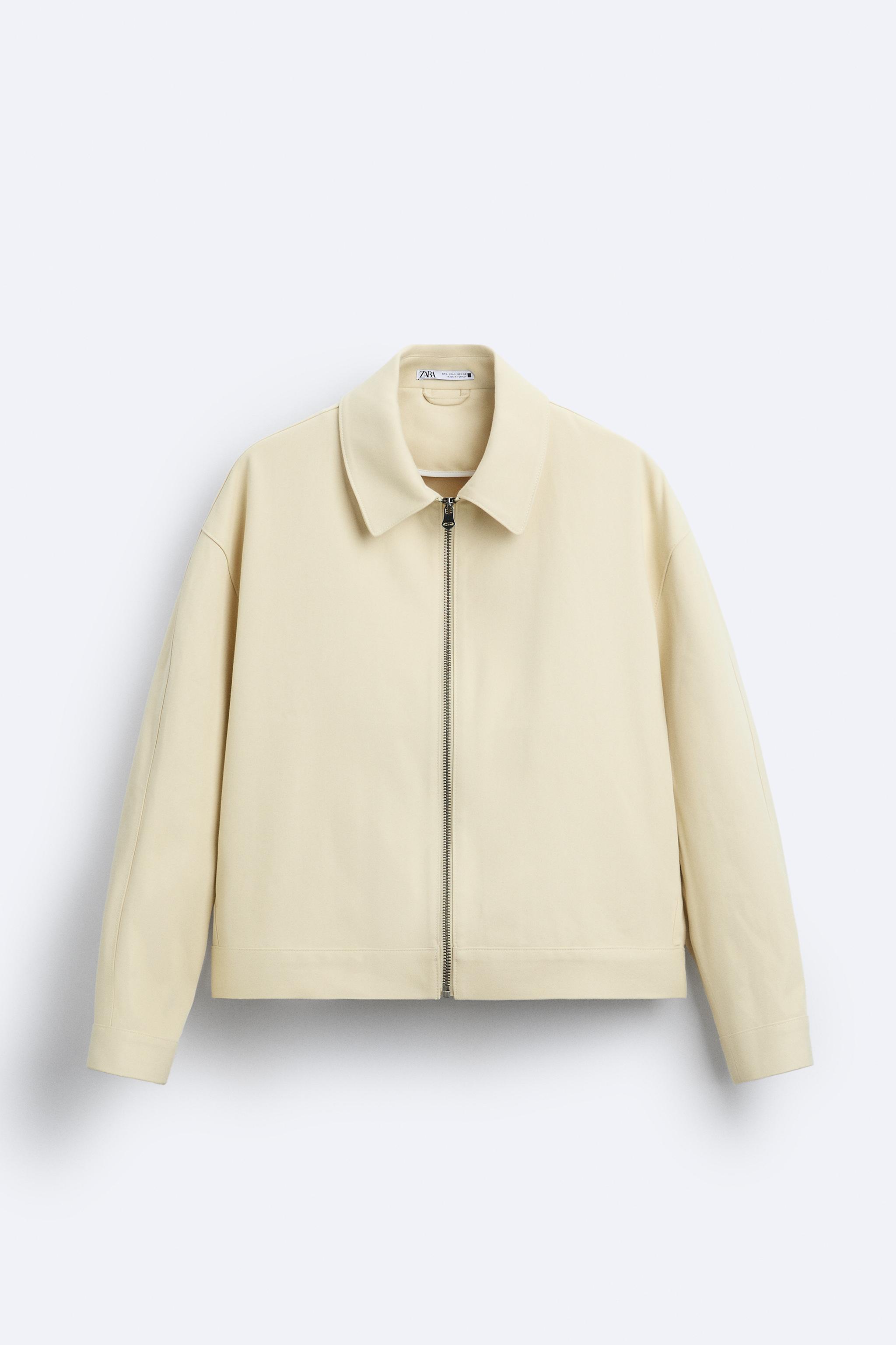 Zara half hotsell sleeve jackets