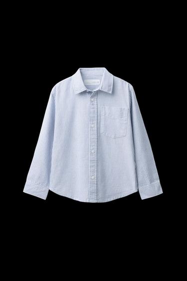 OXFORDHEMD MIT STREIFEN - Blau von Zara - Bild 0