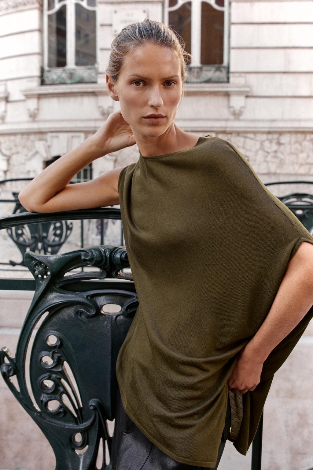 ASYMMETRIC KNIT TOP
